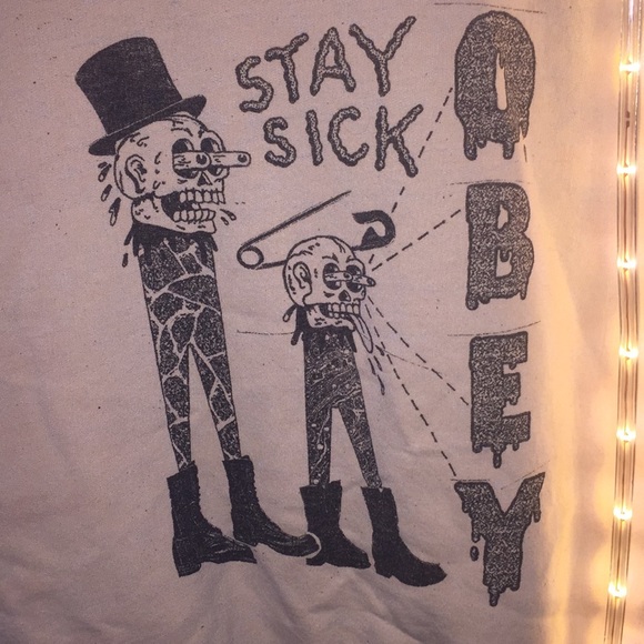 Obey Tops - Obey Stay Sick Hoodie